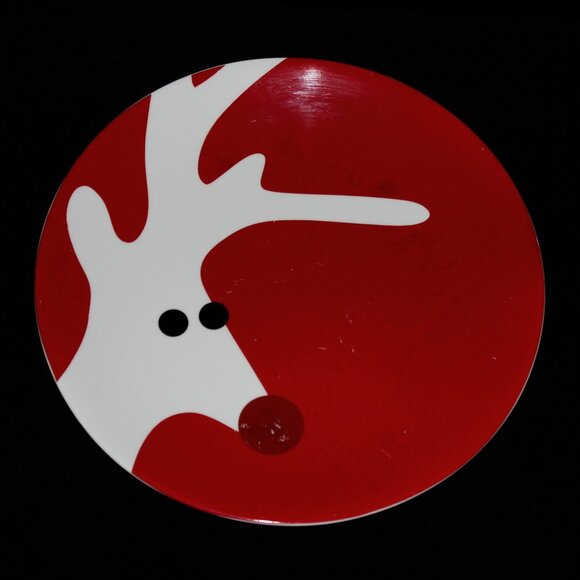 Rupert Reindeer 12" Christmas Platter - Picture 1 of 6